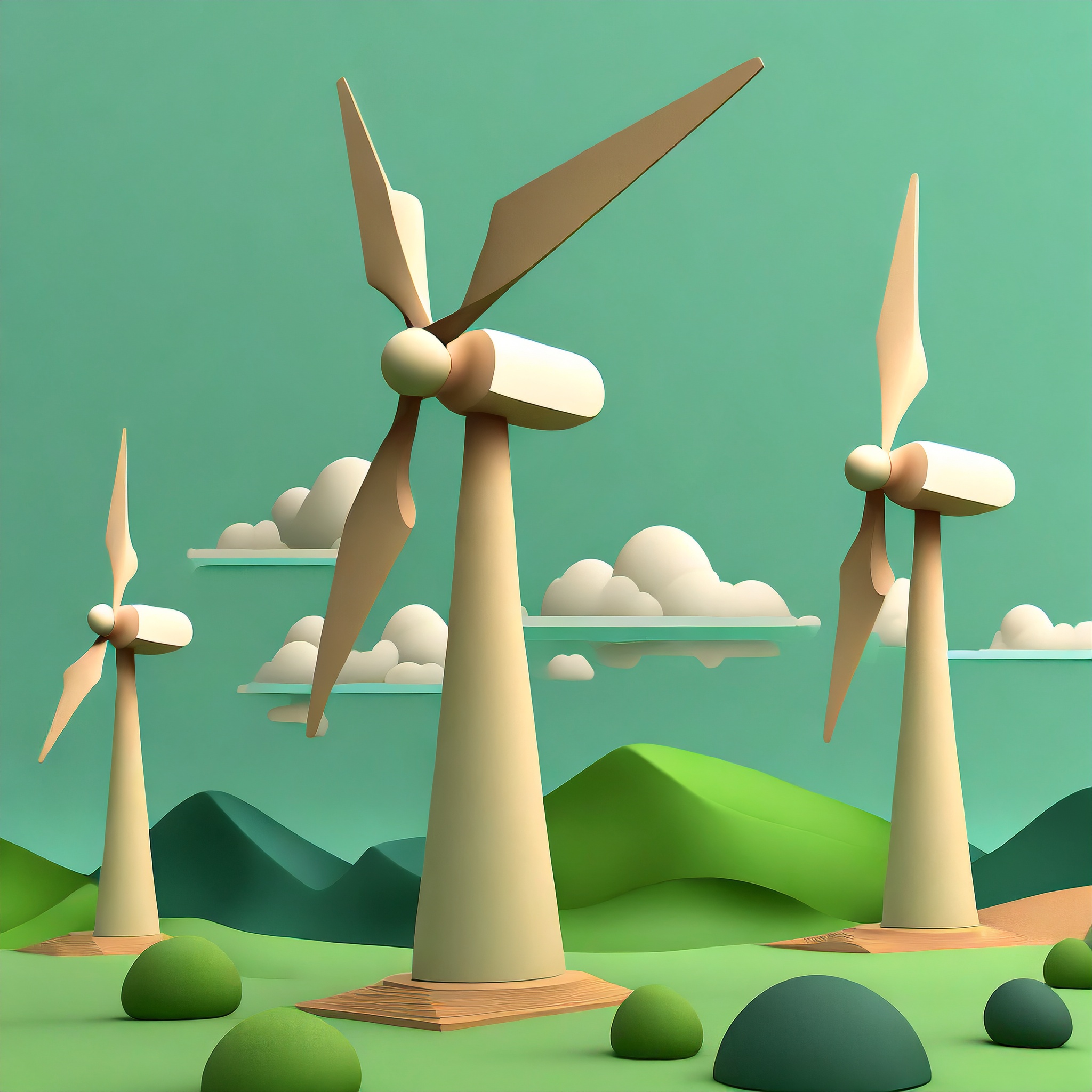 Windenergie Windturbinen